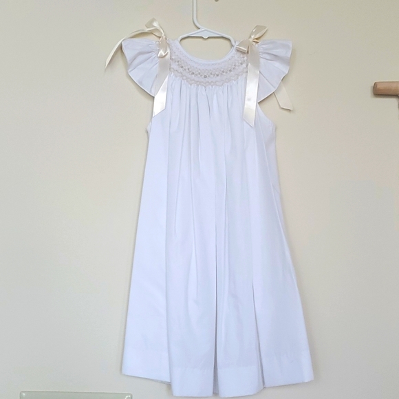 Bow Peep Other - White smocked dress